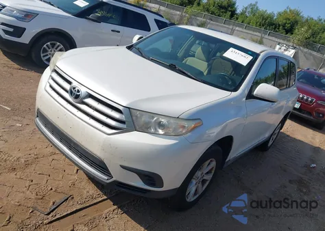 2012 Toyota Highlander Se из США, поврежденный, VIN 5TDBK3EH0CS123558